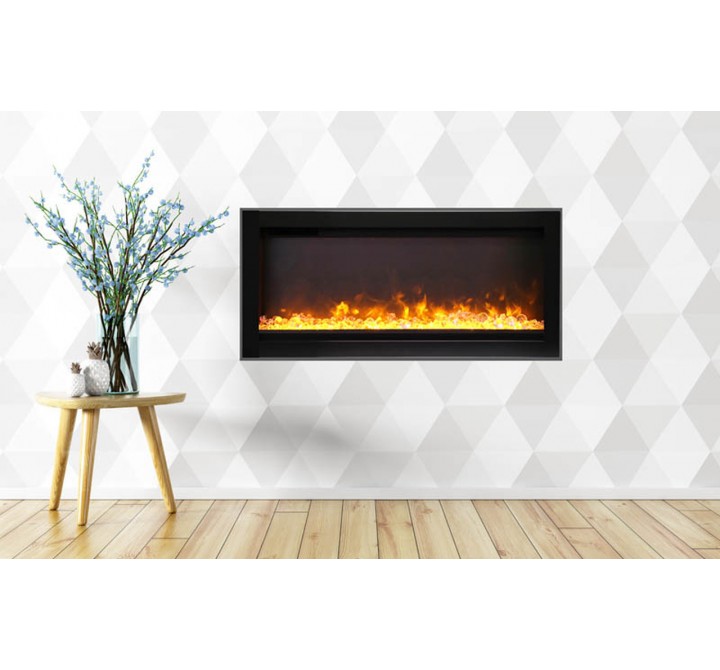 34" Basic Clean-face Electric Built-in With Glass With Black Steel Surround - Lifestyle