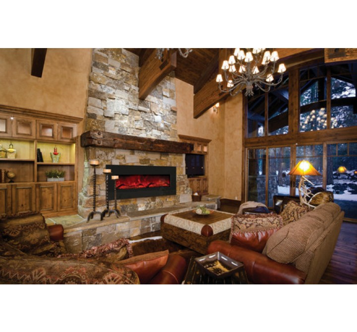 Amantii Electric Fireplace Top Heat 58"