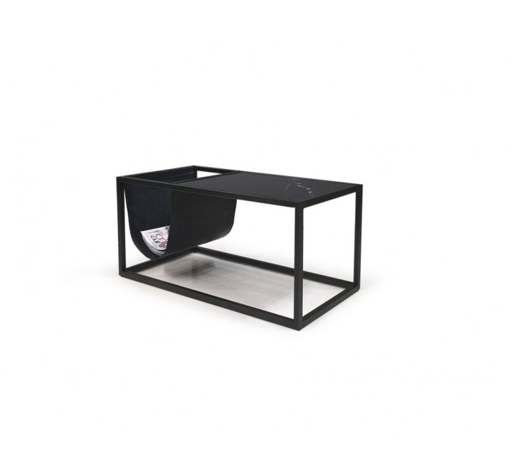 Reception Magazine Rack - Black