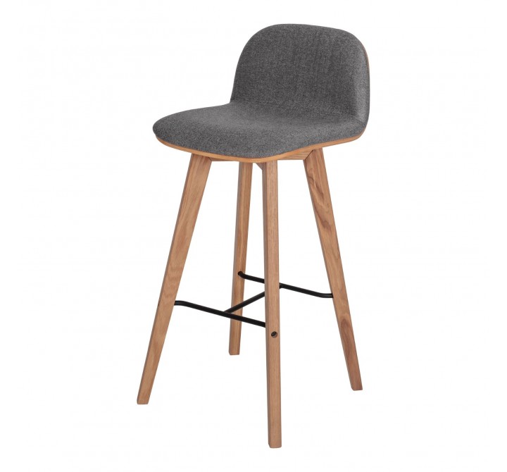 Napoli Barstool Grey - Angled