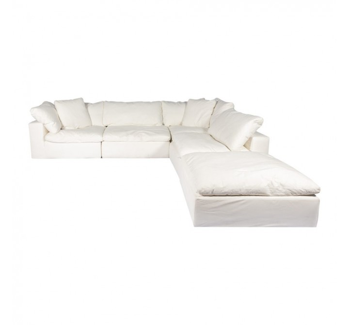 Moe's Home Collection Clay Dream Modular Sectional Sofa - Cream White