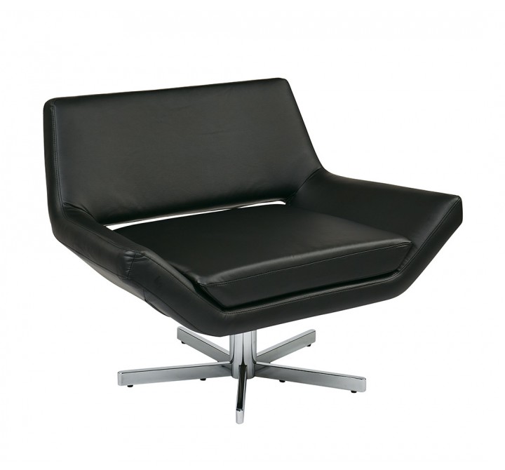Yield 40" Wide Chair - Black