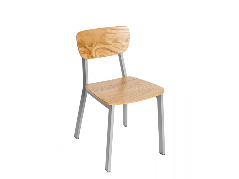 Hamilton Side Chair With Steel Wire Frame - Sand Black Finish