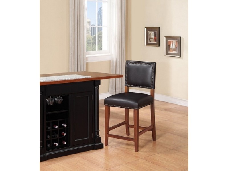 Linon Brook Counter Stool Black