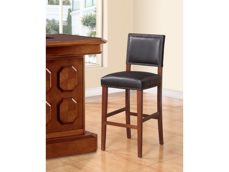 Linon Brook Bar Stool - Black