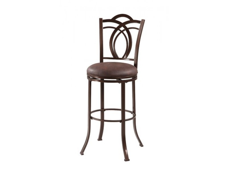 Linon Calif Metal Bar Stool