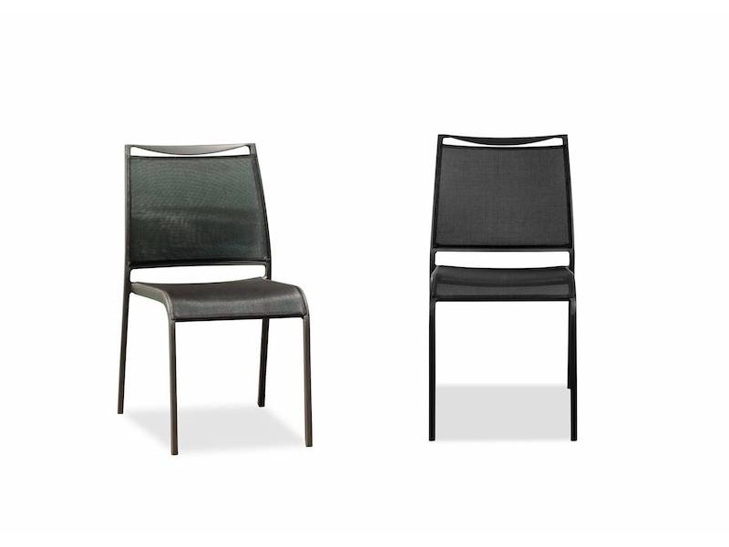 Whiteline Modern Living Aloha Indoor / Outdoor Dining Armchair - Set of 4