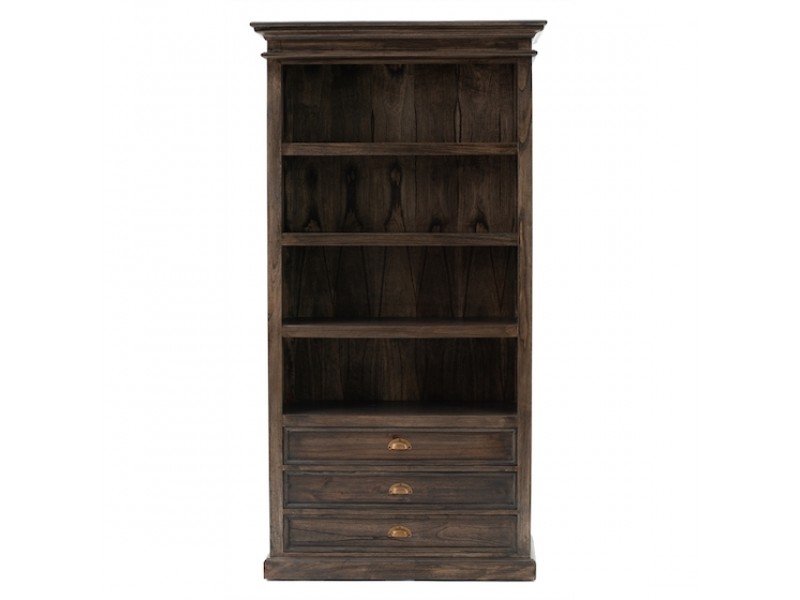 NovaSolo Halifax Mindi Wood Bookcase