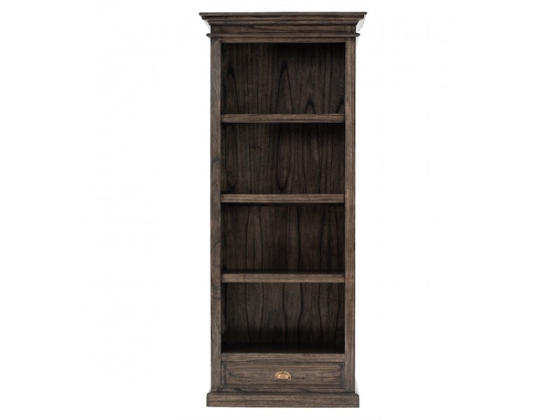 NovaSolo Halifax Mindi Wood Bookcase with 1 Drawer