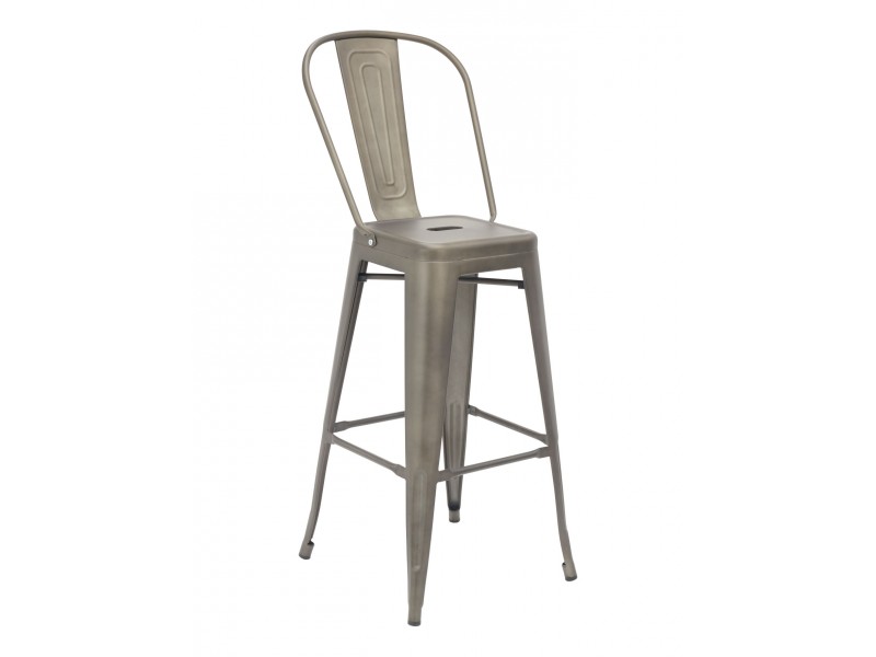 Industrial Barstool - Antique Bronze