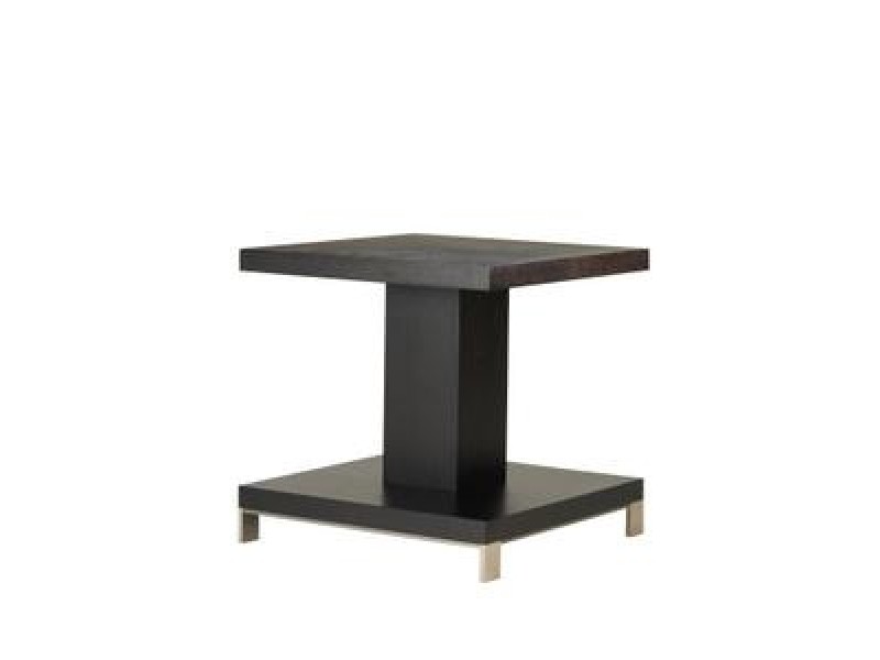 Allan Copley Designs Force Square End Table in Mocha on Oak Finish