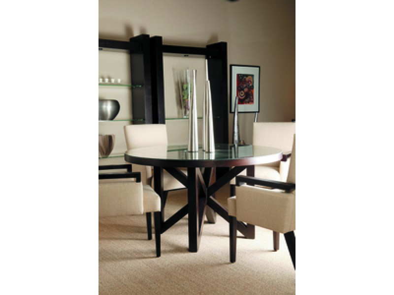 Allan Copley Designs Snowmass Round 54 Inch Dining Table