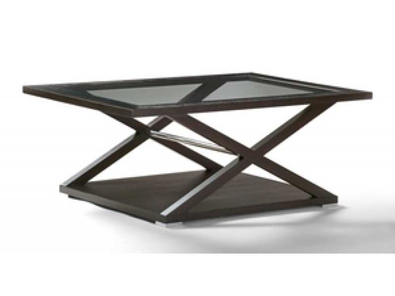 Allan Copley Designs Halifax Rectangular Glass Top Cocktail Table