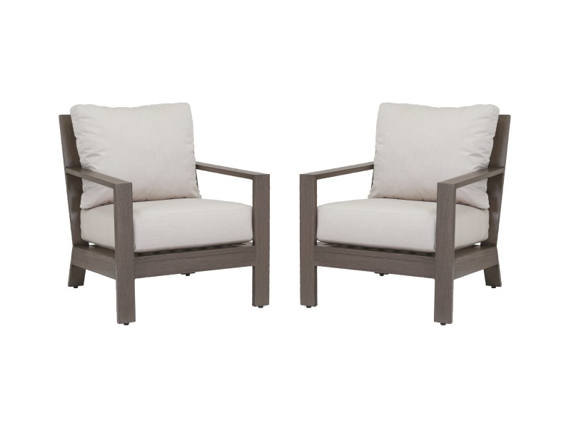 Laguna Club Chair With Cushions - In Pairs