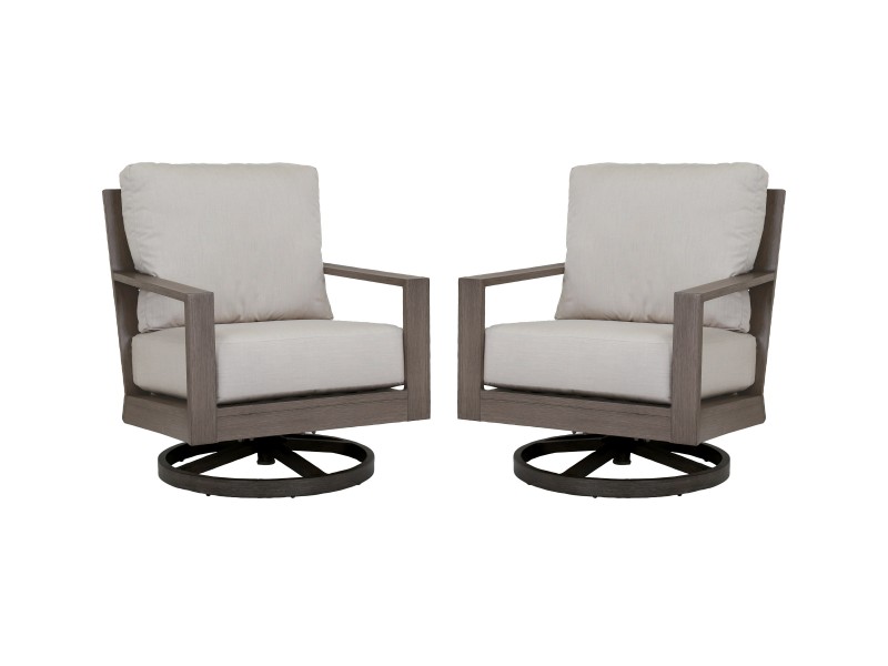 Laguna Aluminum Swivel Club Rocker With Cushions
