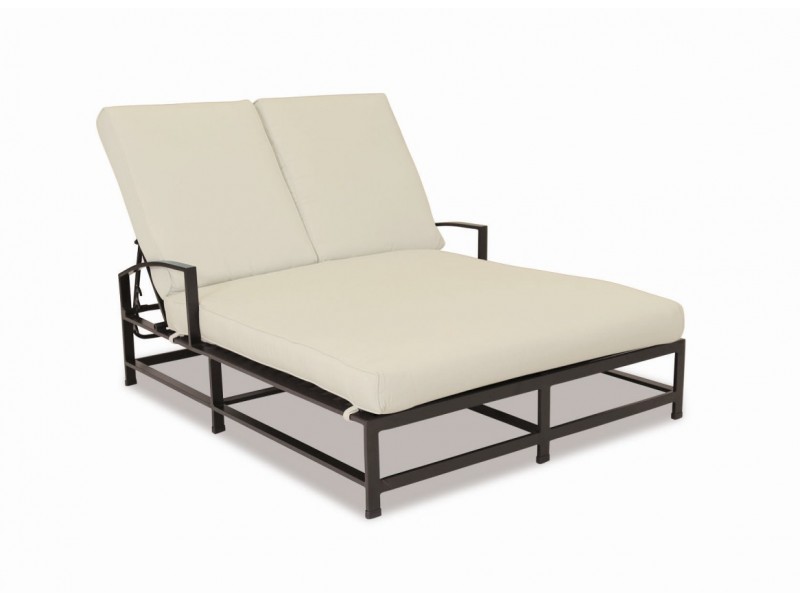 La Jolla Aluminum Double Chaise - With Cushion