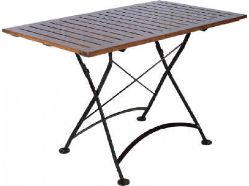 French Cafe Bistro 32" x 48" Rectangular Folding Table