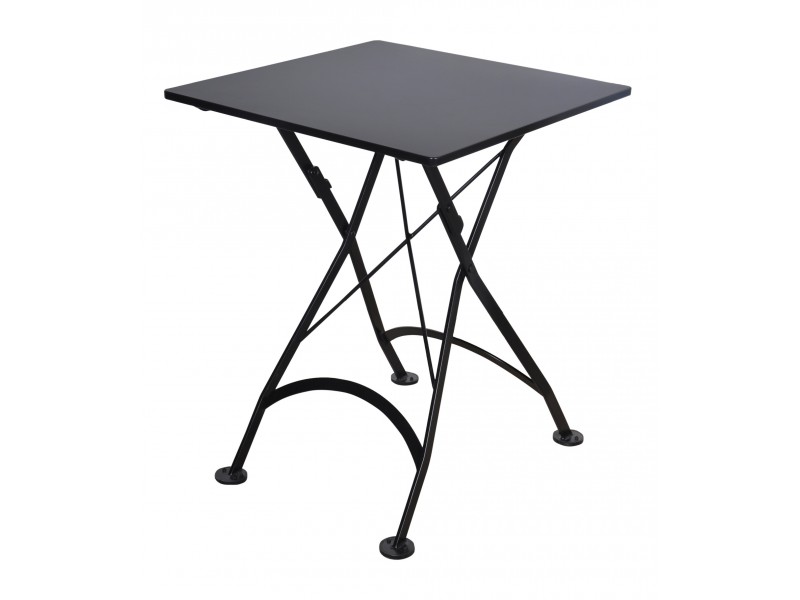 French Café Bistro Folding Table - Back