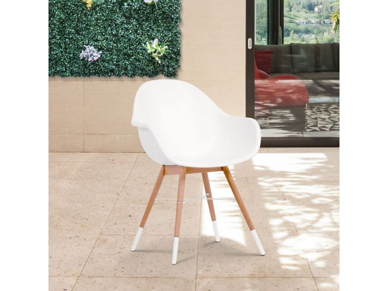 Amazonia Charlotte 4 Piece Teak Patio Armchair Set