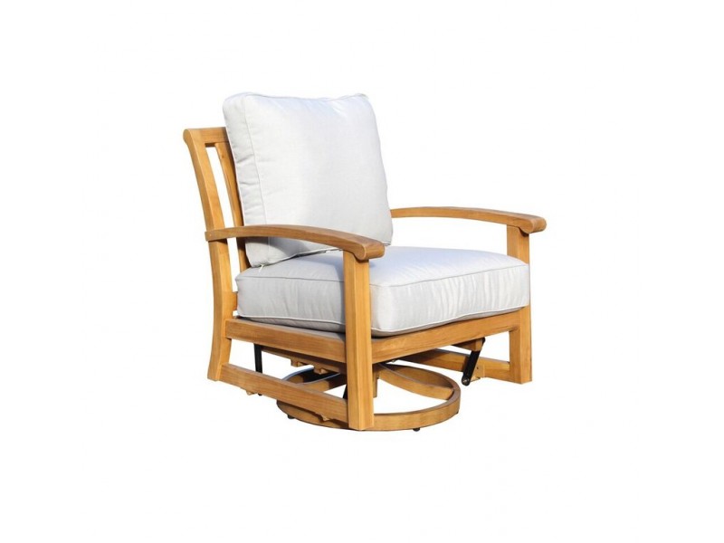 Natural Teak Heritage Outdoor Teak Swivel Chair 