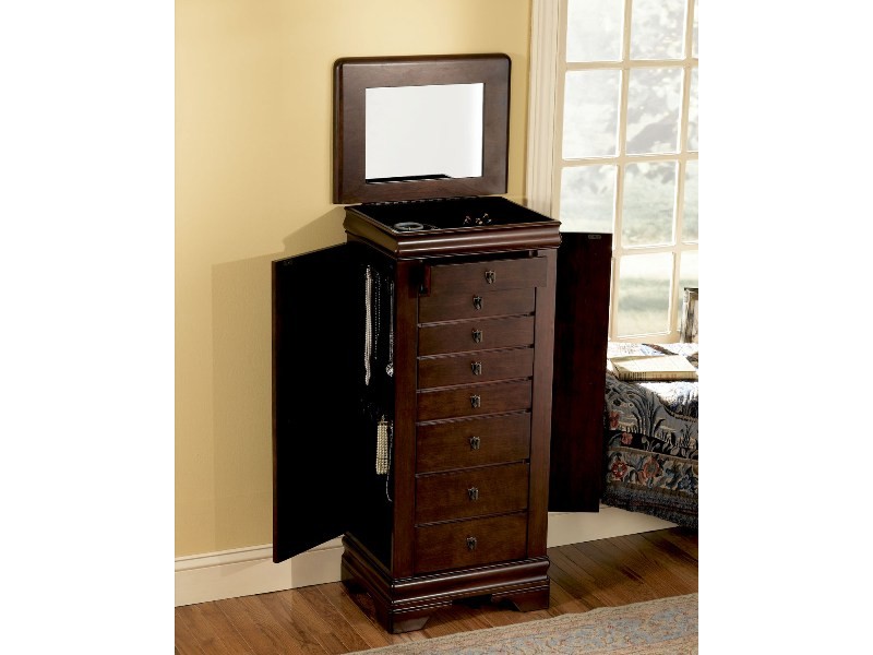Powell Louis Philippe Jewelry Armoire