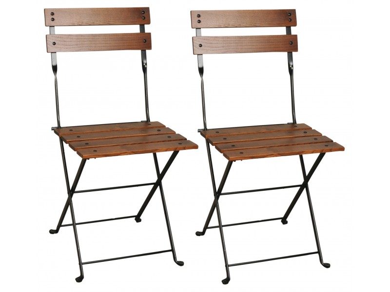 French Café Bistro Folding Side Chair
