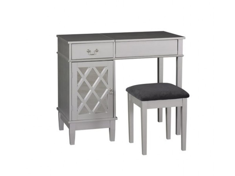 Linon Lattice Vanity Set