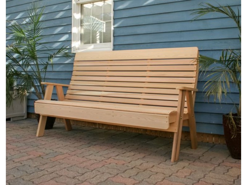 Cedar Twin Ponds Highback Bench