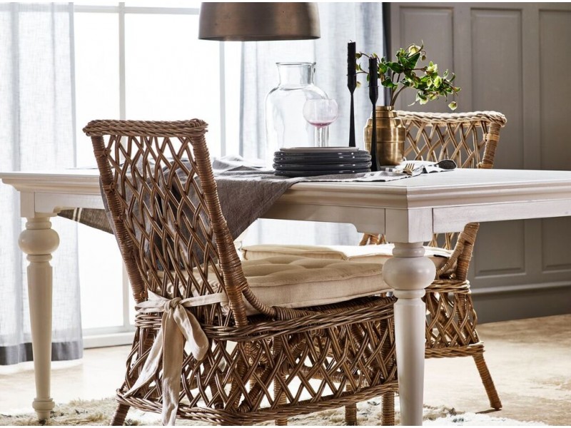 Wickerworks Set Of 2 Aristocrat Dining Chairs With Cushions