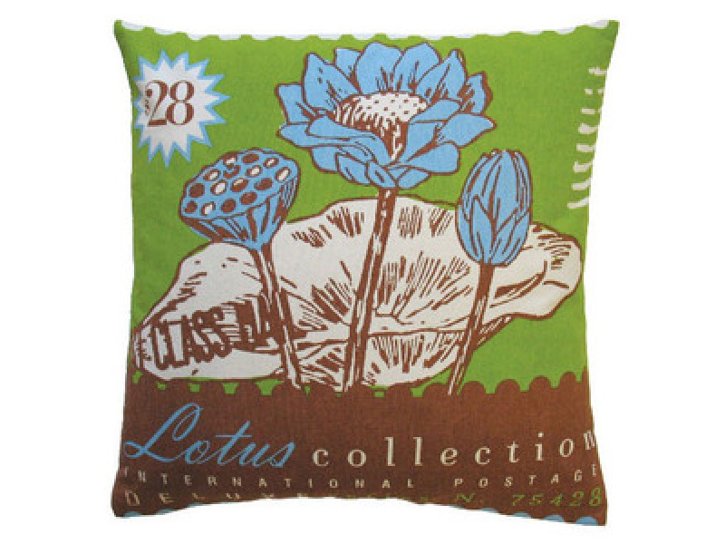 Koko Company Postage Lotus Pillow