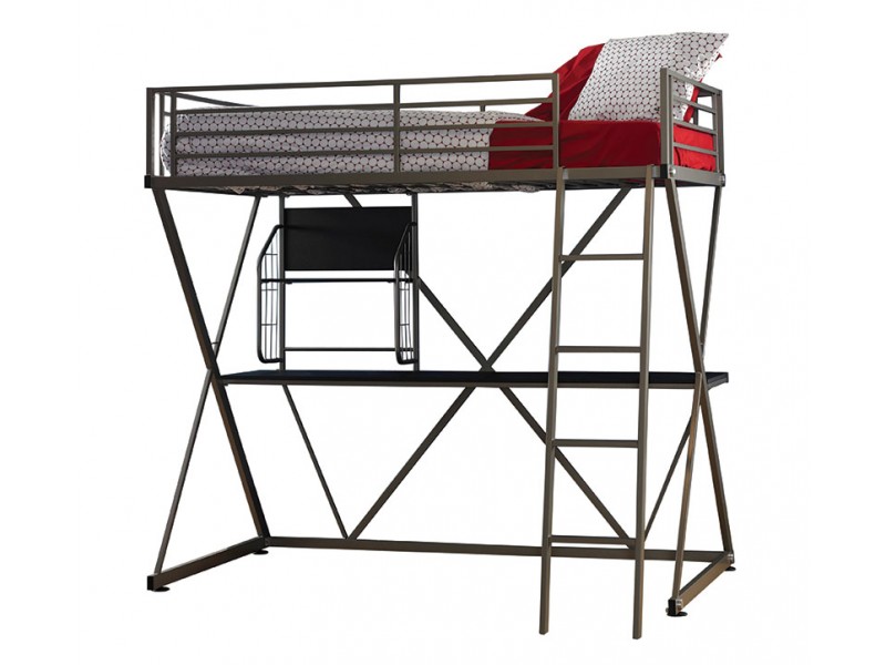 Pewter Z Loft bed