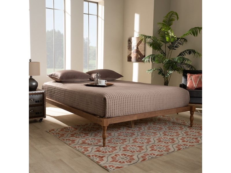 Baxton Studio Iseline Platform Bed Frame