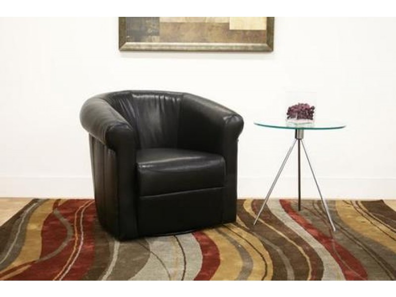 Baxton Studio Julian Faux Leather Club Chair