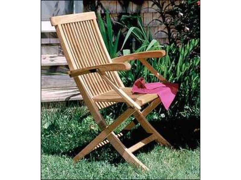 Anderson Teak Classic Medium Folding Armchair