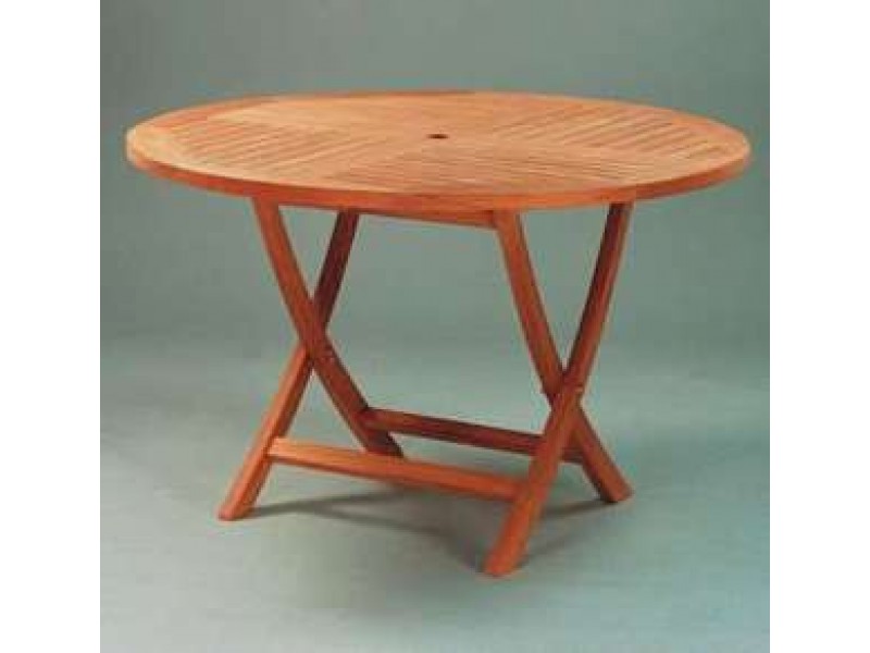 Anderson Teak Butterfly 47-inch Round Folding Table