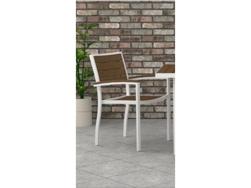Poly-Wood Euro Dining Table White