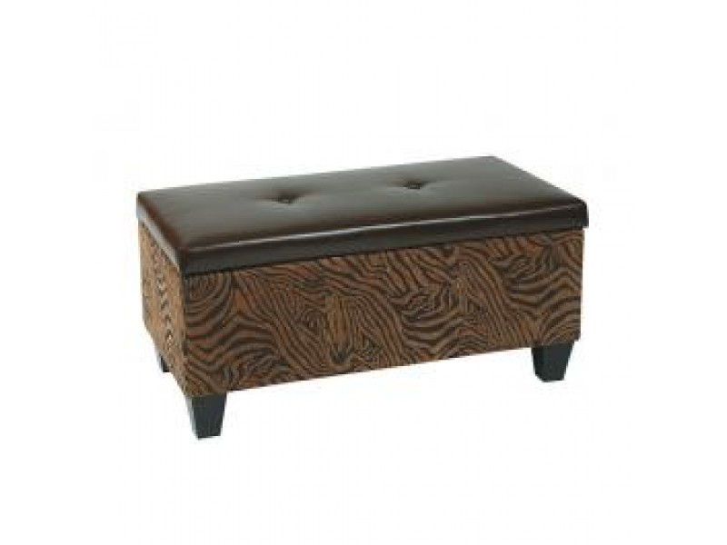 Ave-Six Detour Storage Bench - Light Blue On SALE - 25% Off!