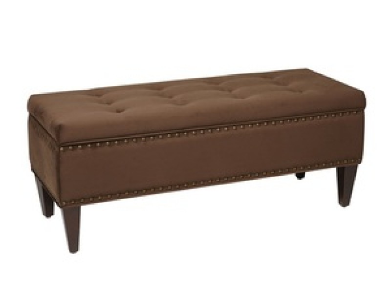 Avenue Six Estrella Storage Bench	Brushed Chocolate
