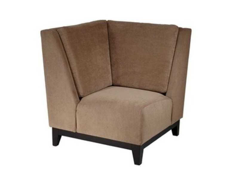 Ave-Six Merge Corner Chair in Easy Brownstone Fabric