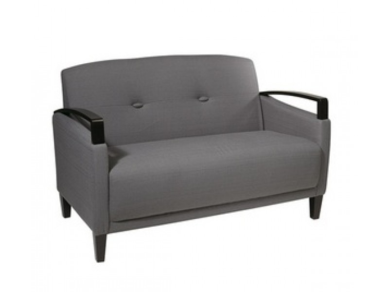 Avenue Six Main Street Loveseat - Charcoal