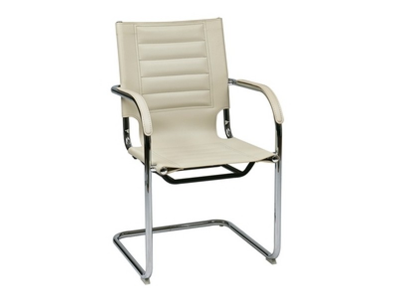 Ave Six Trinidad Guest Chair Cream Finish