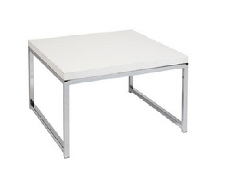 Wall Street 28" Accent/Corner Table - White
