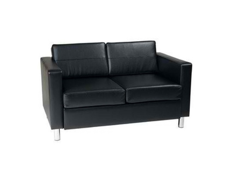 Ave-Six Pacific Loveseat in Black