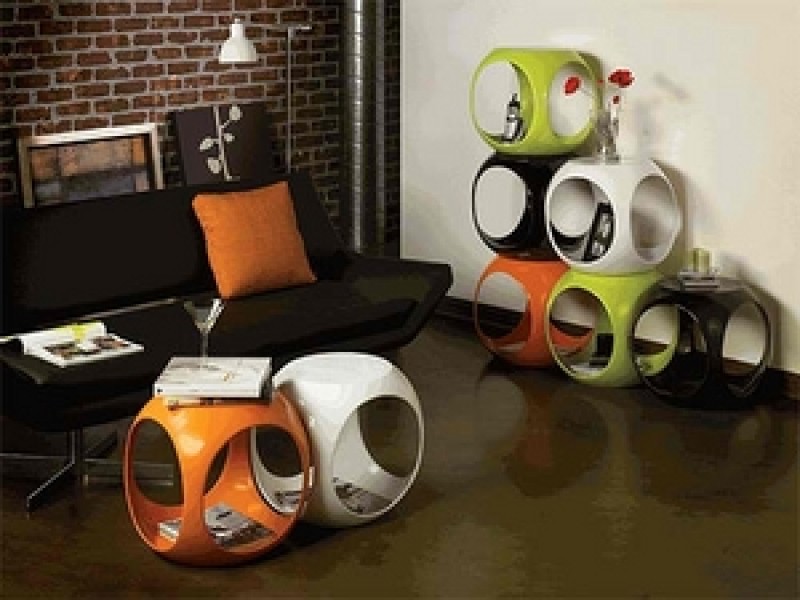 Avenue Six Slick Modern Cube Occasional Side Table