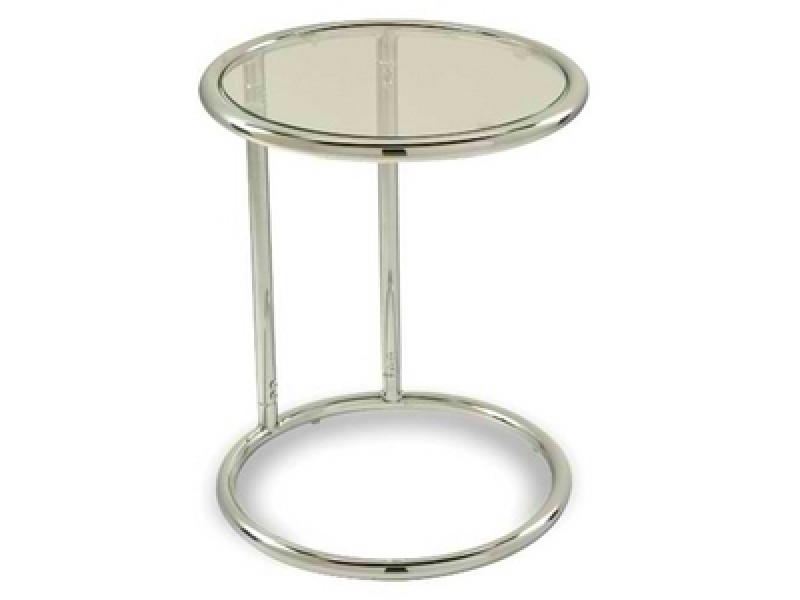 Ave-Six Yield Modern Glass Circle Table