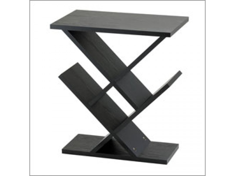 Adesso Zig-Zag Contemporary Style End Table Night Stand
