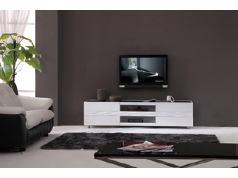 Publisher  TV Stand - White - Front