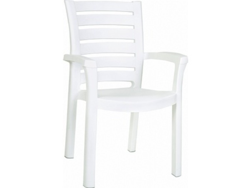 Compamia Marina Resin Dining Arm Chair White - Set of 4