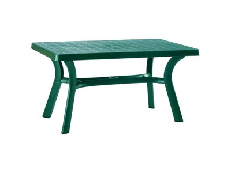 Sunrise Resin Rectangle Table 55 inch Green