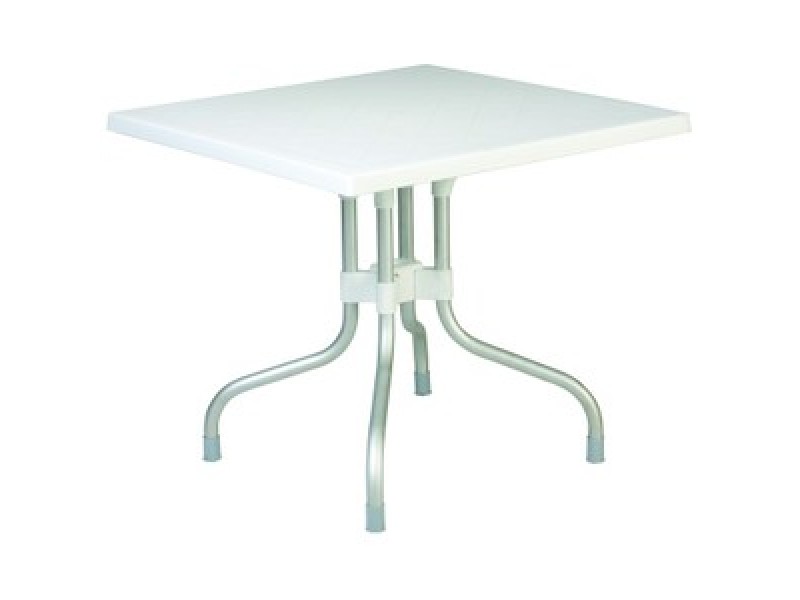 Compamia Forza Square Folding Table 31 inch White